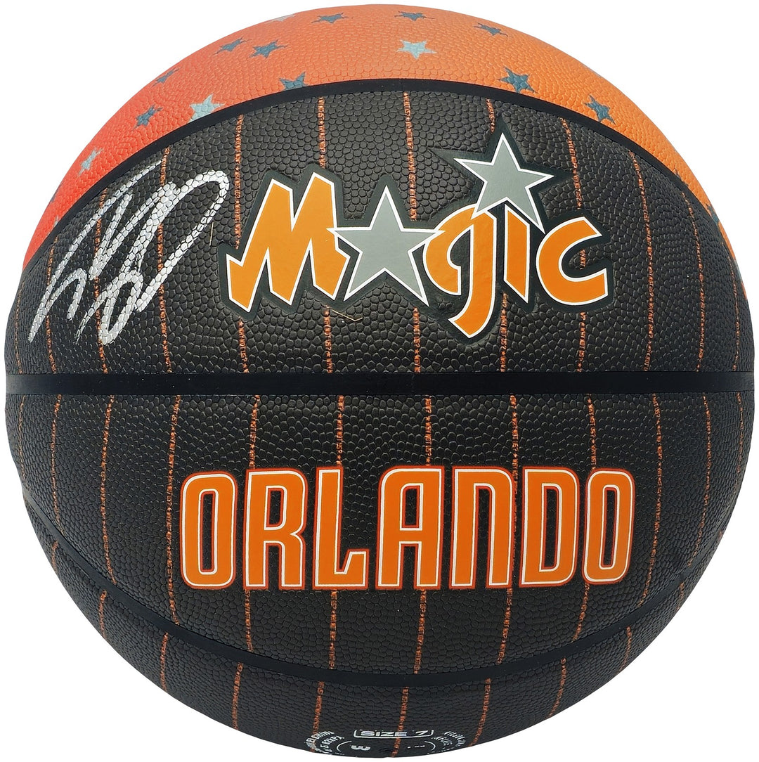 Shaquille O'Neal Auto 75th Anniversary City Edition Basketball Magic Beckett