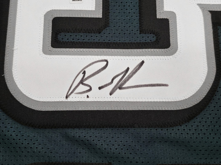 Philadelphia Eagles Brandon Graham Auto Signed Green Stat Jersey Beckett Witness