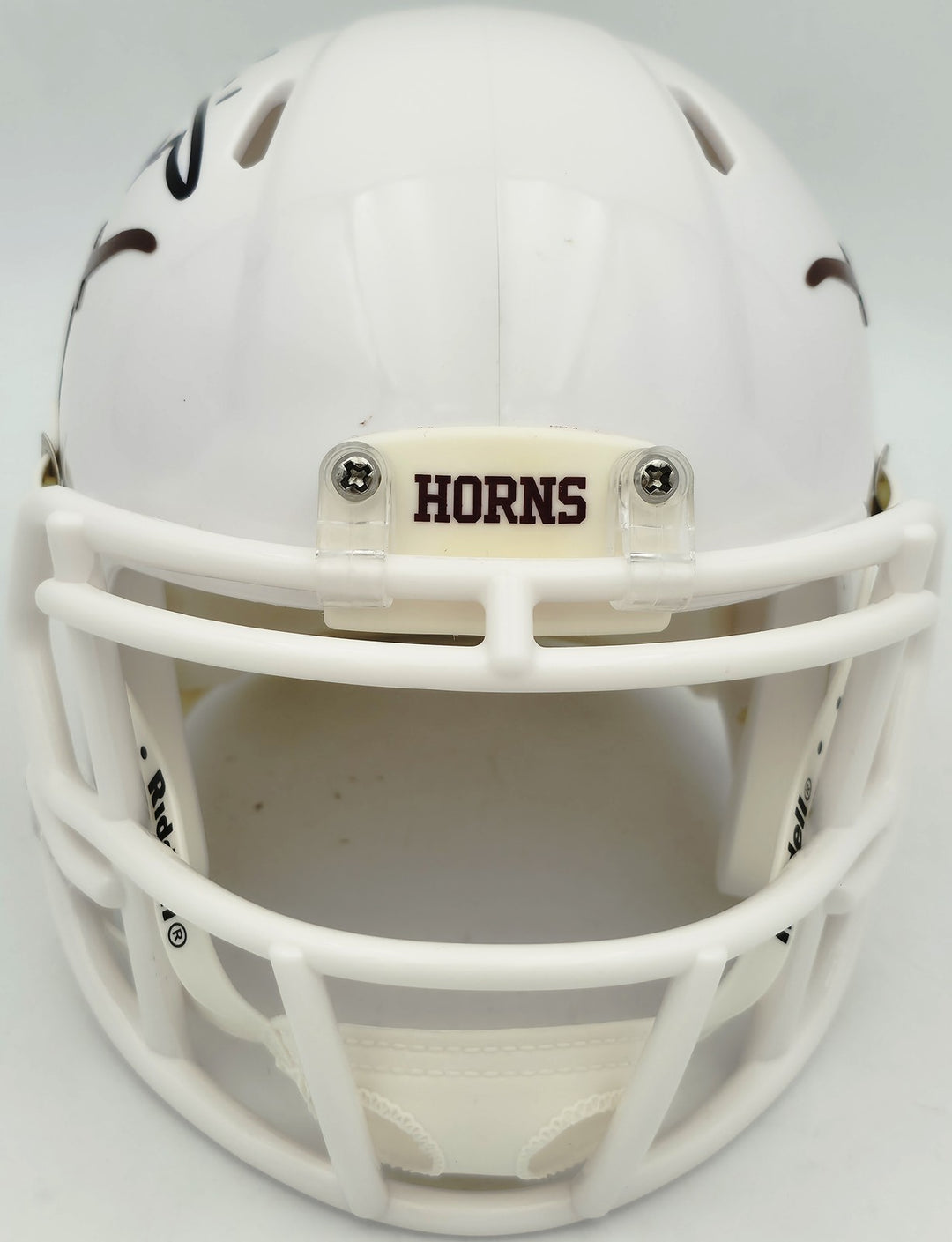 Ricky Williams Signed Texas Longhorns White Speed Mini Helmet JSA