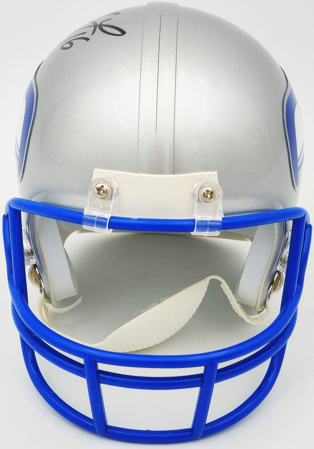 Tyler Lockett Auto Signed Seattle Seahawks Silver Speed Mini Helmet MCS Holo