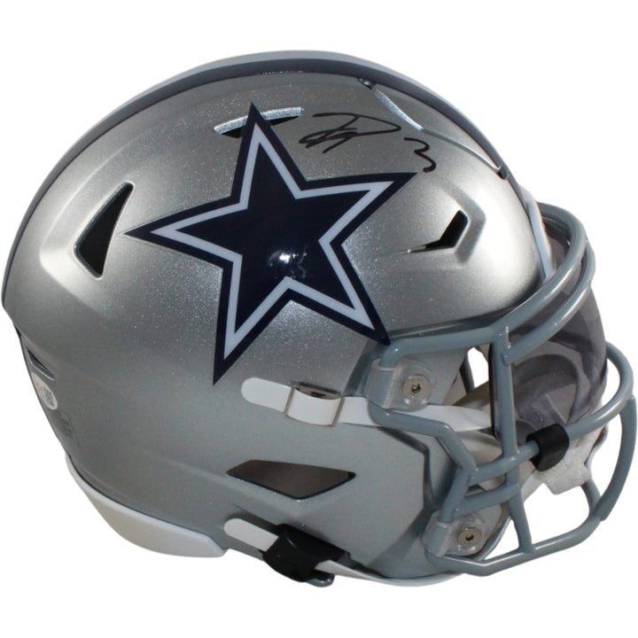George Pickens Autographed/Signed Dallas Cowboys Mid-Size Midi Helmet JSA 56173