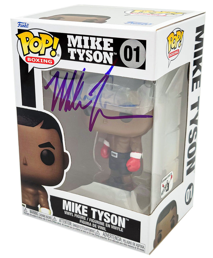 Mike Tyson Signed Funko Pop Vinyl Figurine Beckett BAS