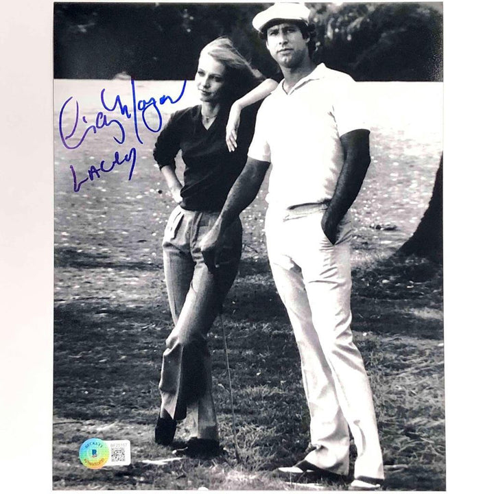 Cindy Morgan "Lacey" inscription signed Caddyshack 8x10 Photo BAS autograph holo