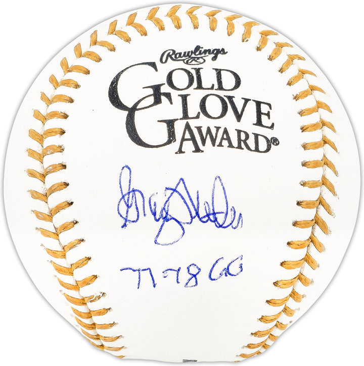 Graig Nettles Signed Gold Glove Logo MLB Baseball Yankees Beckett Wit