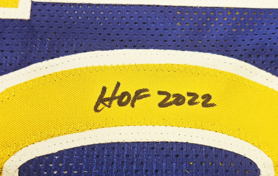 Golden State Warriors Tim Hardaway Signed Blue Jersey "HOF 2022" Beckett Wit