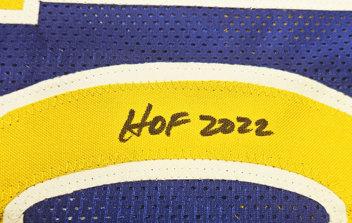Golden State Warriors Tim Hardaway Signed Blue Jersey "HOF 2022" Beckett Wit
