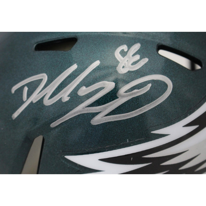 Dallas Goedert Autographed Philadelphia Eagles Mini Helmet FAN 44759