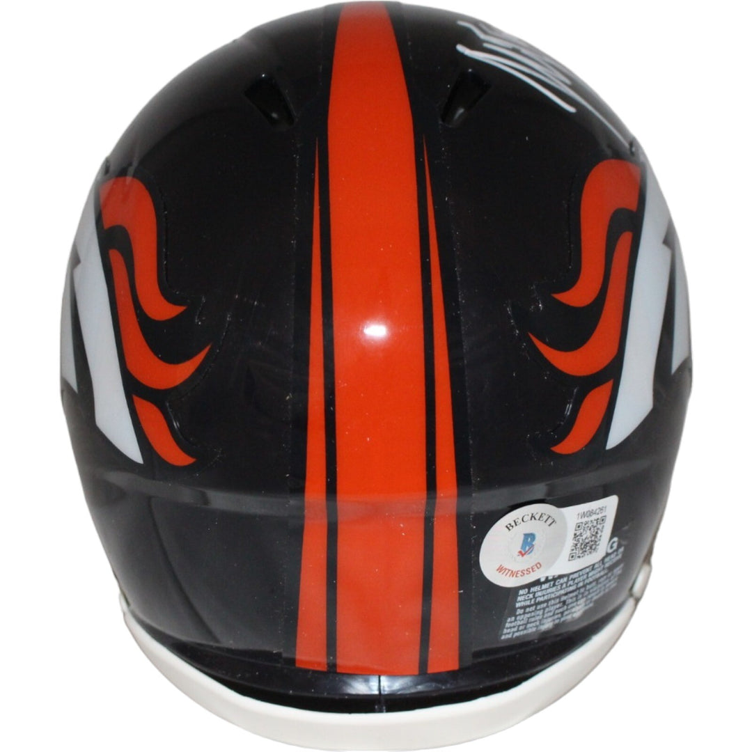 John Lynch Autographed/Signed Denver Broncos Mini Helmet Beckett 42711