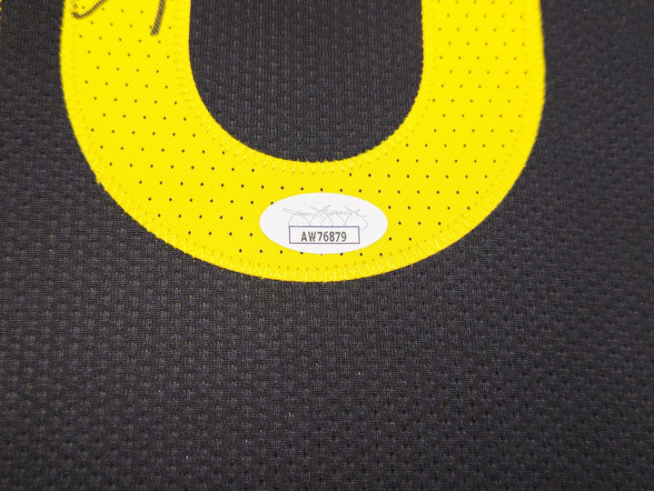 Warriors Stephen Curry Auto Black Nike Authentic City Edition Jersey Size 52 JSA