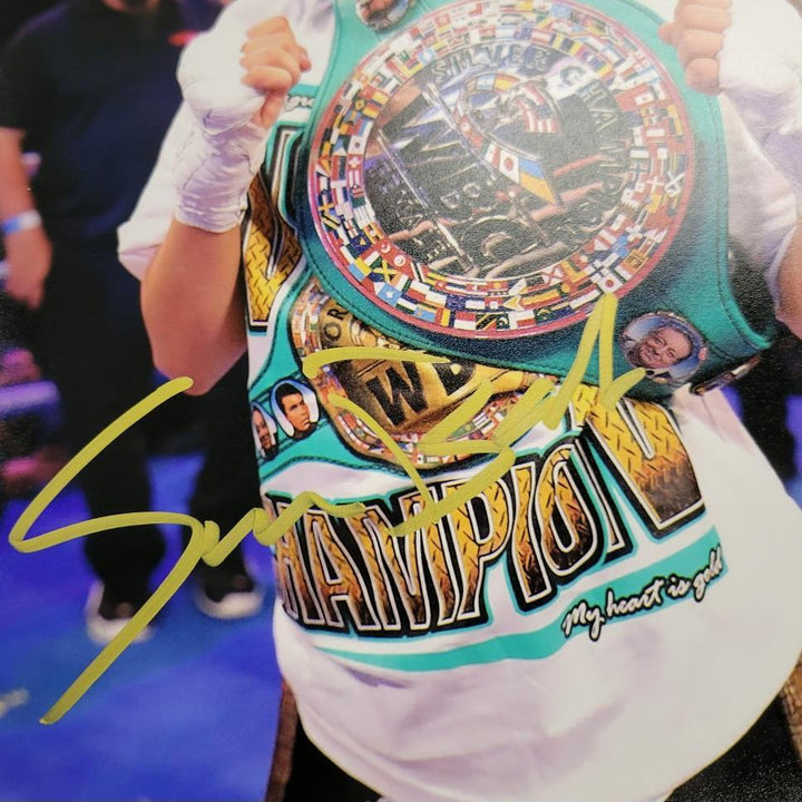 Seniesa Estrada signed Boxing 8x10 photo #5 autograph ~ Beckett BAS Holo