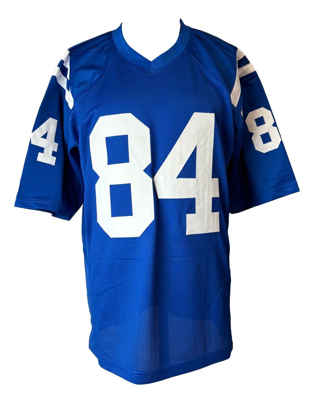 Tyler Warren Indianapolis Signed Autographed Blue Football Jersey JSA