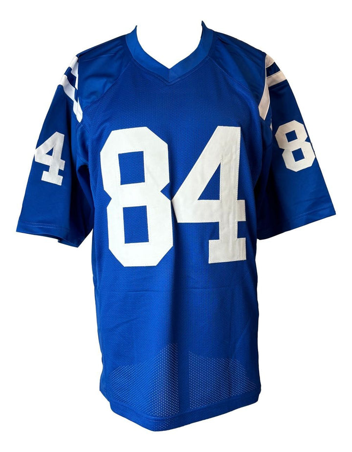 Tyler Warren Indianapolis Signed Autographed Blue Football Jersey JSA