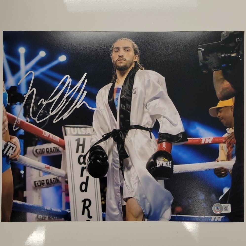 Nico Ali Walsh signed 11x14 photo #3 boxing autograph ~ Beckett BAS Holo