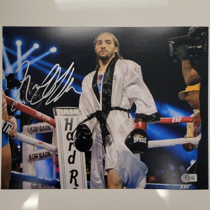Nico Ali Walsh signed 11x14 photo #3 boxing autograph ~ Beckett BAS Holo