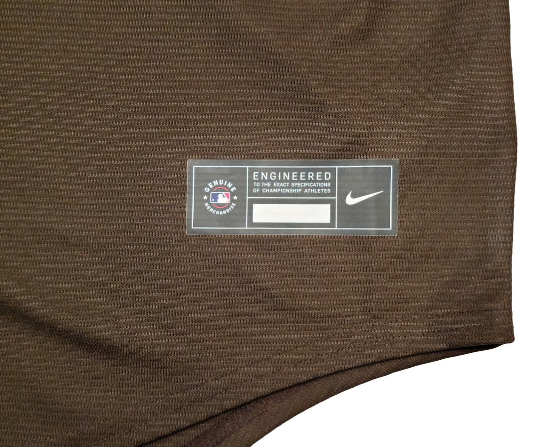 San Diego Padres Fernando Tatis Jr. Signed Brown Nike Jersey Size XXL Beckett