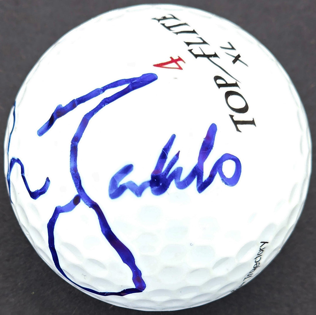 Nick Faldo Autographed Signed Top Flite Golf Ball Beckett BAS #AE16639