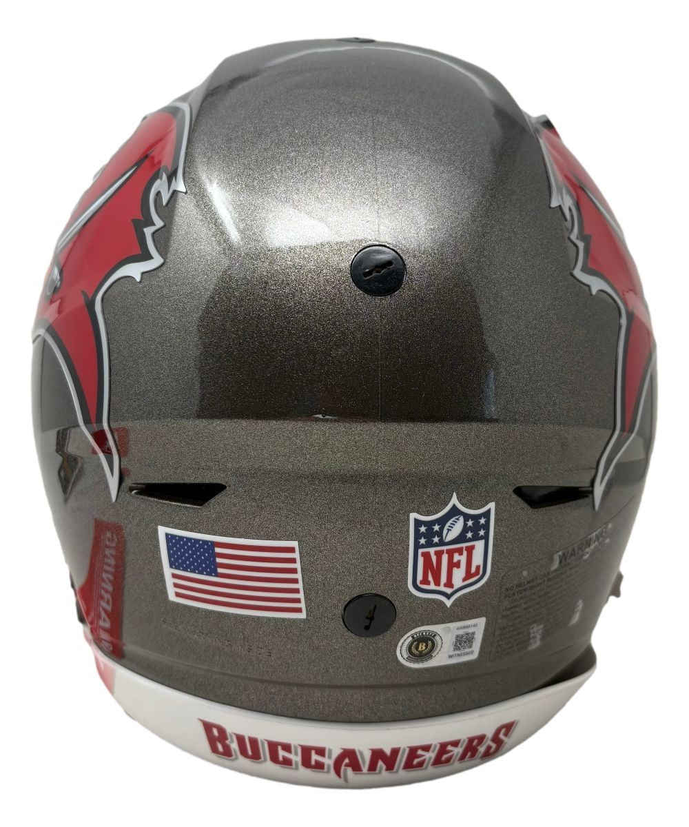 Bucky Irving Signed Tampa Bay Buccaneers FS Authentic SpeedFlex Helmet BAS