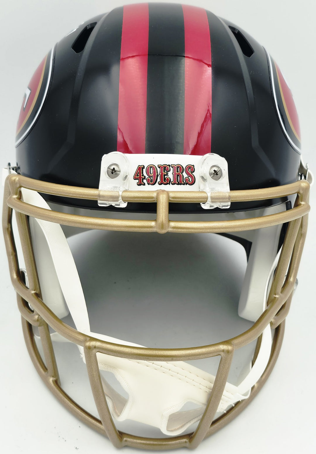 Fred Warner Signed 49ers Black Rivalries Full Size Speed Replica Helmet Beckett