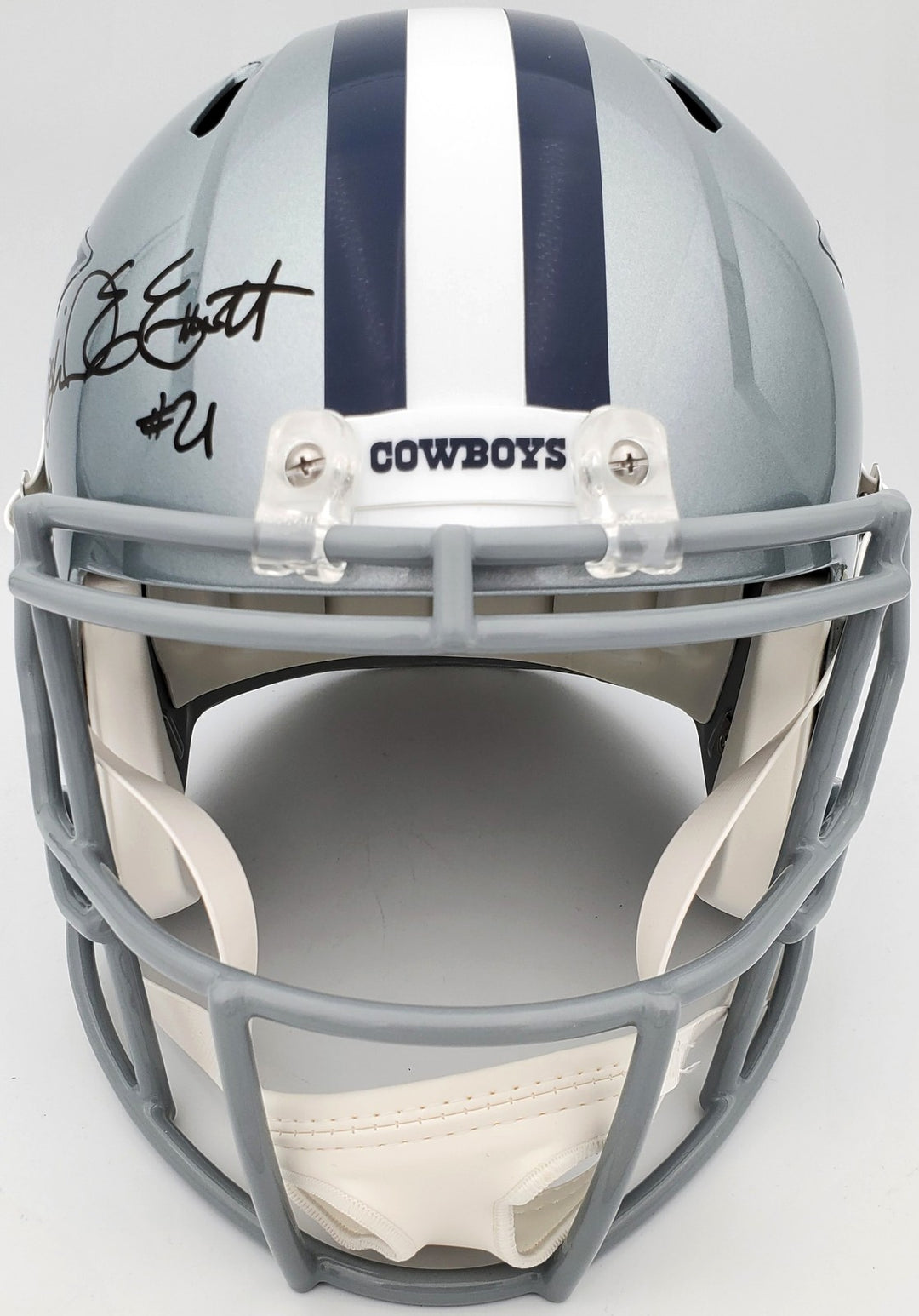 Ezekiel Elliott Signed Dallas Cowboys Full Size Speed Replica Helmet Beckett BAS