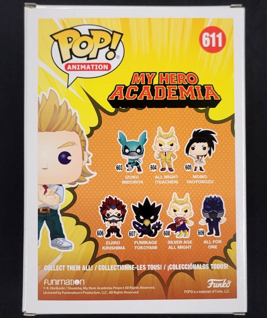 Ricco Fajardo signed "Power!" Mirio Togata MHA Funko Pop! autograph ~ PSA COA