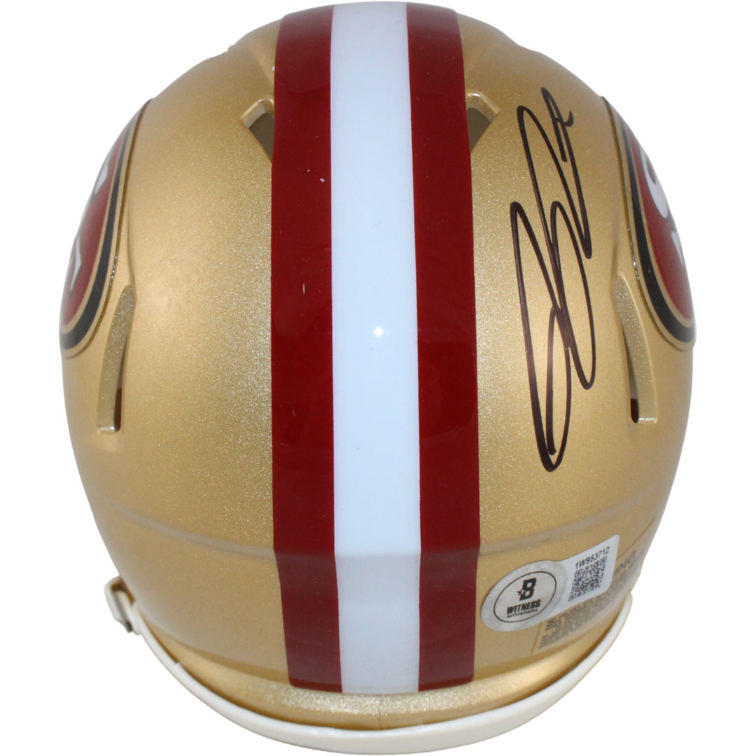 Ricky Pearsall Autographed San Francisco 49ers Mini Helmet Beckett 53652