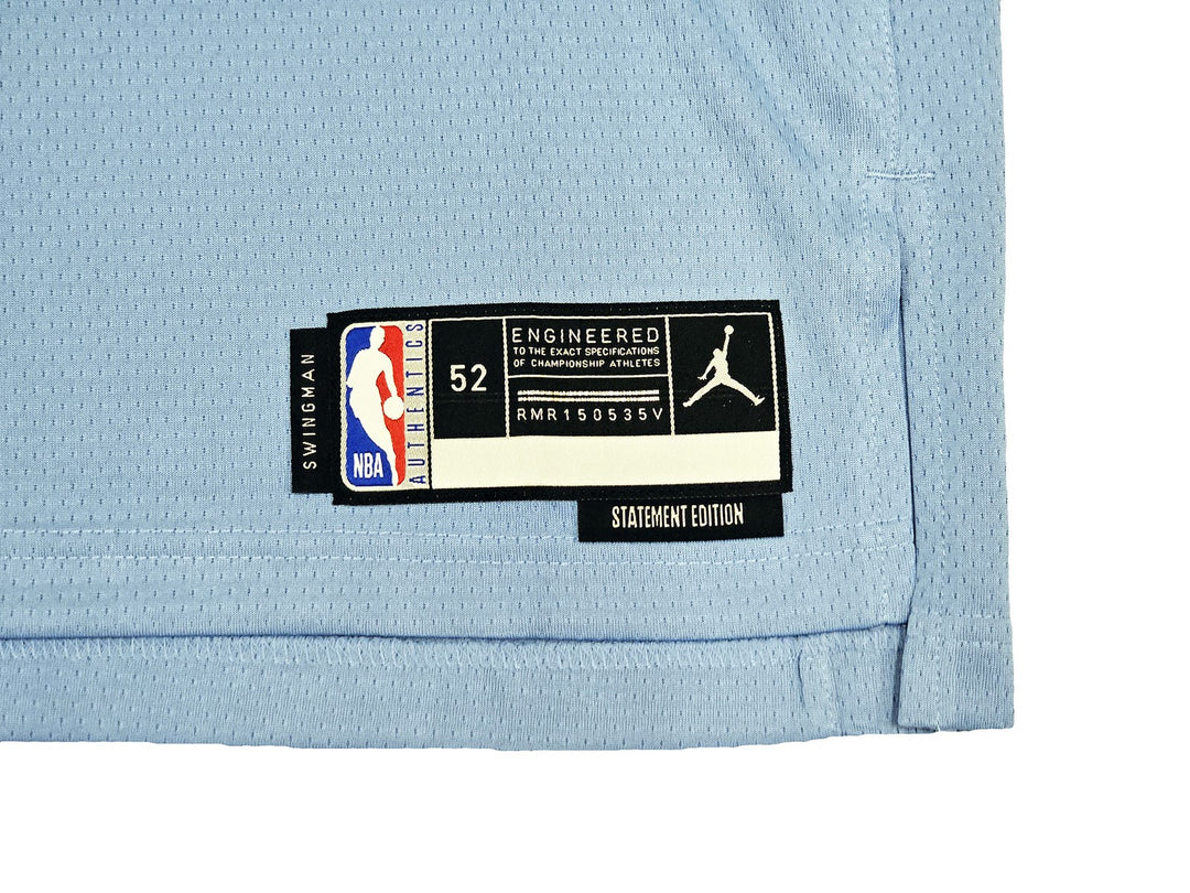 Grizzlies Ja Morant Auto Blue Jordan Statement Edt Swingman Jersey Sz 52 BAS