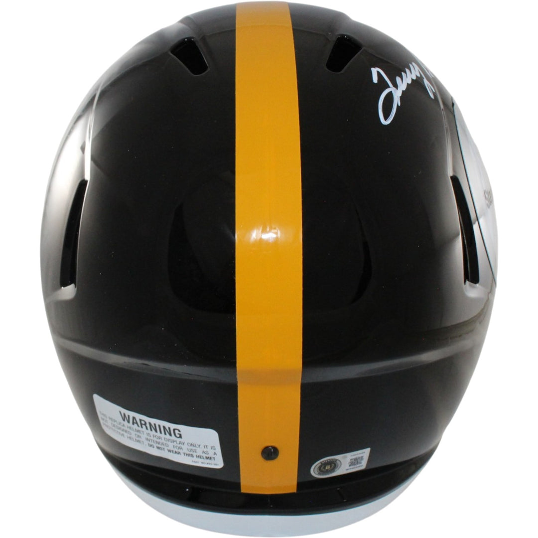 Terry Bradshaw Autographed Pittsburgh Steelers F/S TB Helmet Beckett WIT 58319