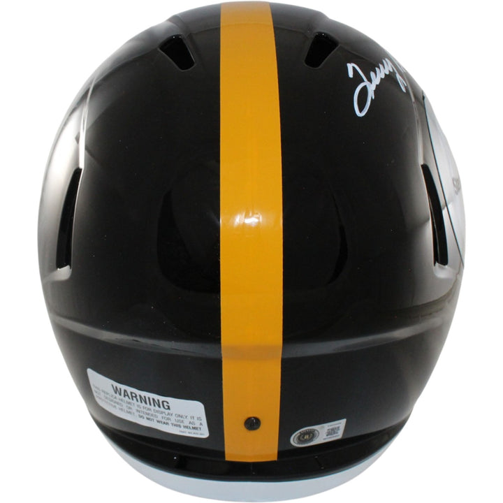 Terry Bradshaw Autographed Pittsburgh Steelers F/S TB Helmet Beckett WIT 58319