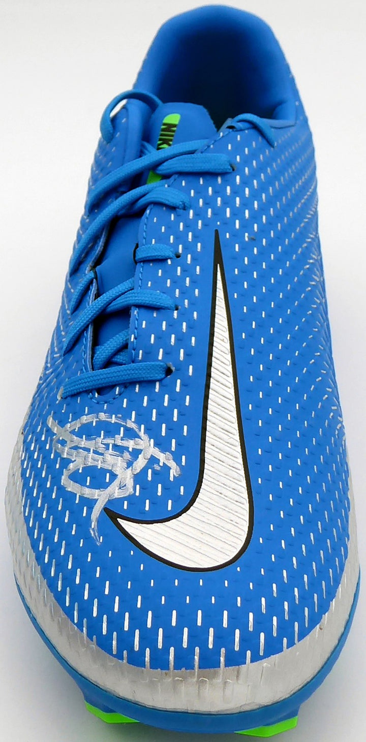 Mason Mount Auto Signed Blue Nike Phantom Cleat Shoe Chelsea F.C. Size 8 Beckett