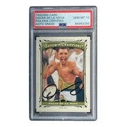 Oscar De La Hoya Signed 2013 UD Goodwin Champions #130 Card PSA/DNA Gem 10