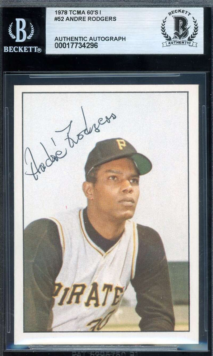 Andre Rodgers Beckett BAS Signed Rare 1978 TCMA The 60s Autograph