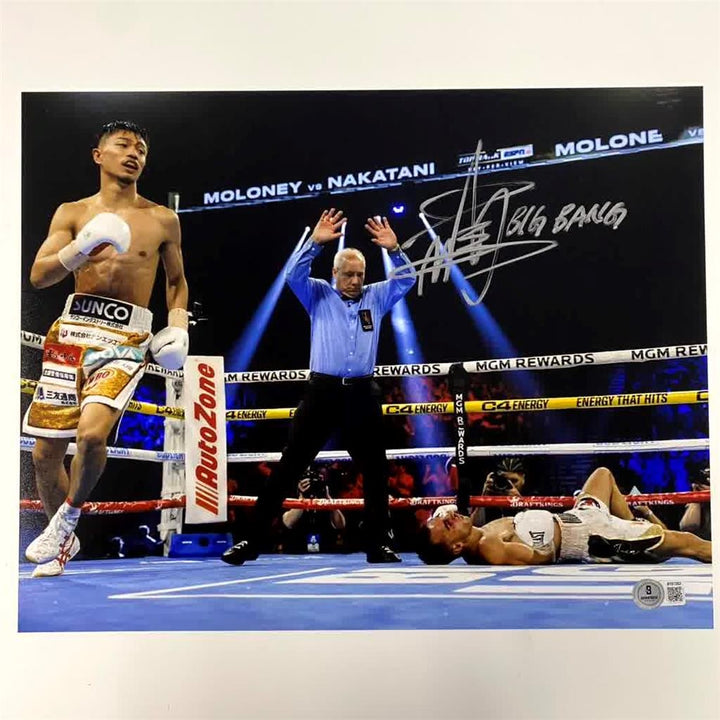 Junto Nakatani signed "Big Bang" 11x14 Photo #8 autograph ~ Beckett BAS