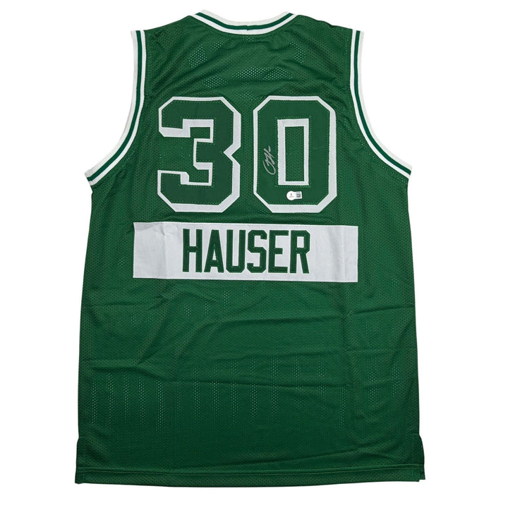 Autographed/Signed Sam Hauser Boston Green City Edition Jersey Beckett BAS COA
