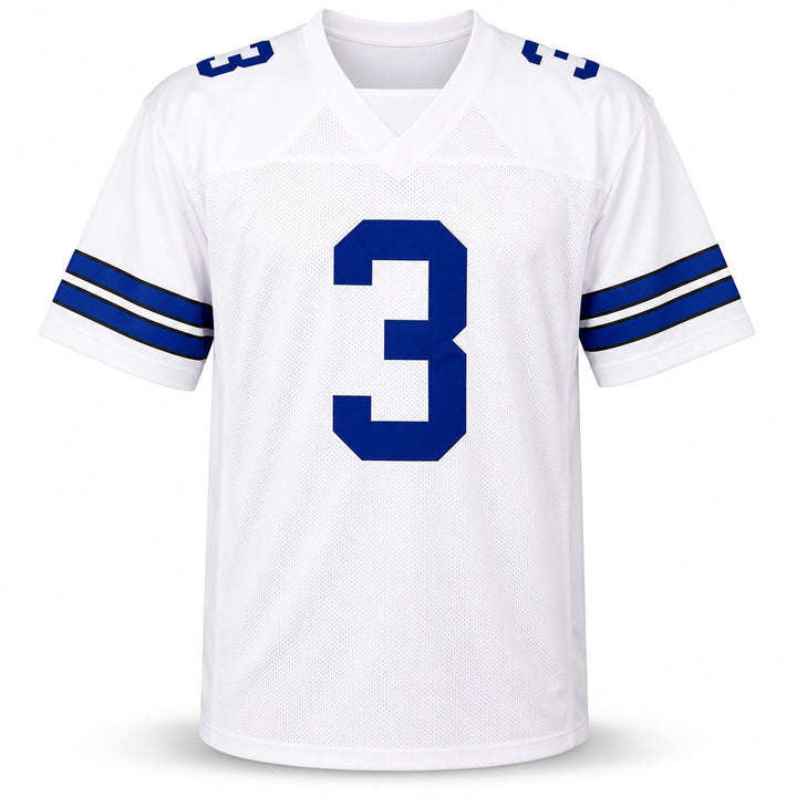 Dallas Cowboys George Pickens Autographed White Jersey JSA Witness
