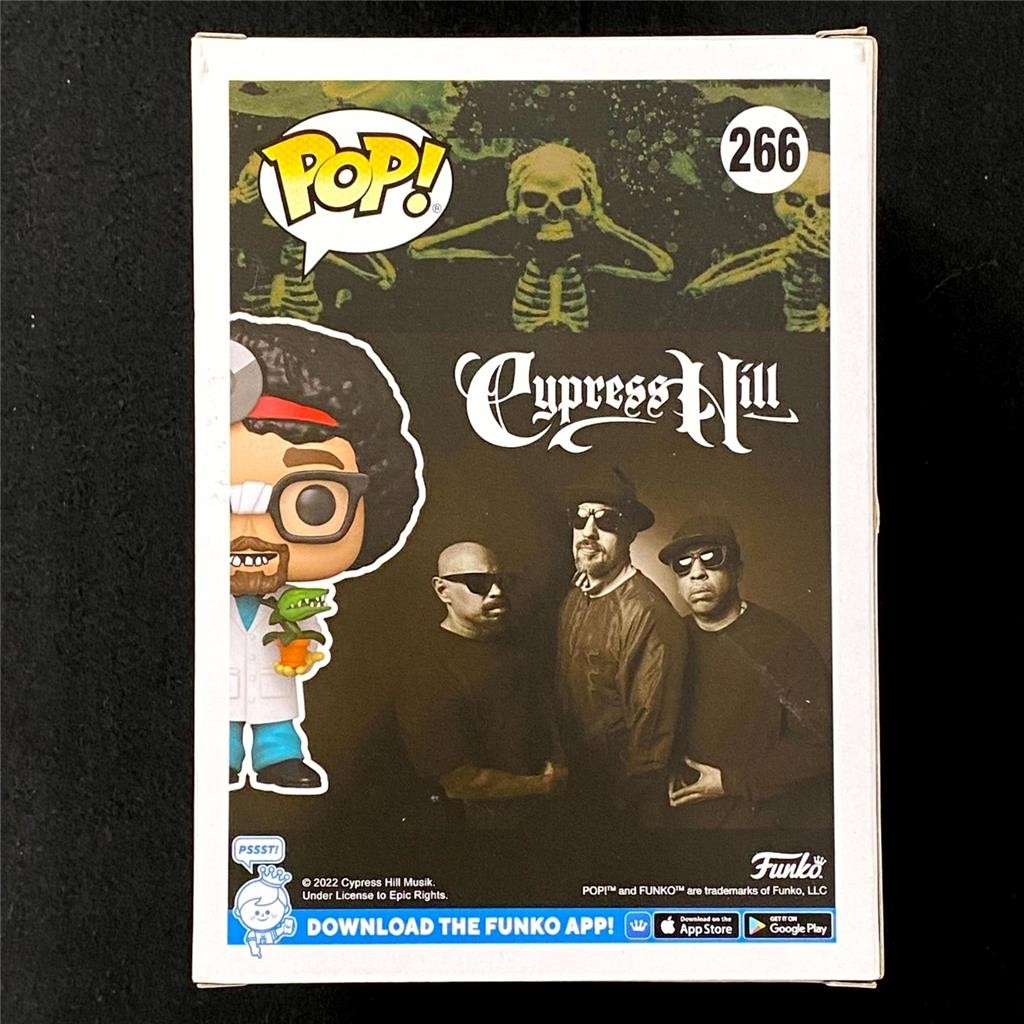 B-Real signed Cypress Hill Dr. Greenthumb Funko Pop! 266 figure autograph PSA