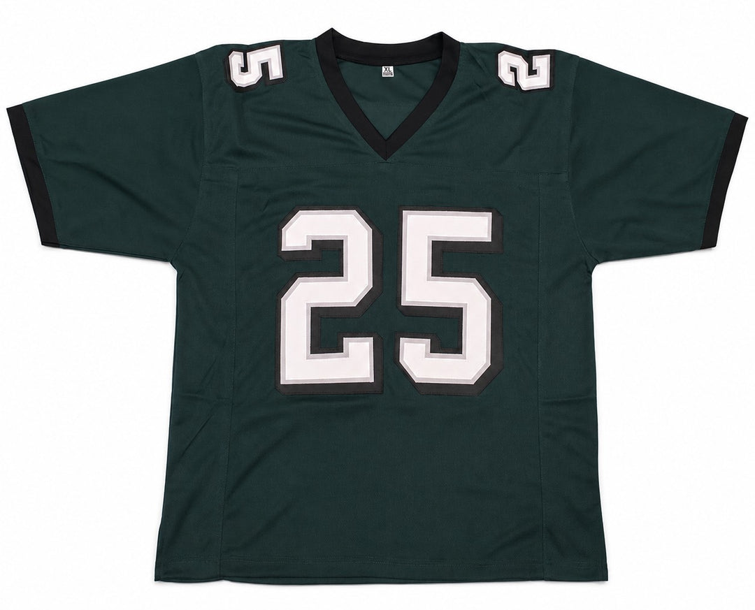Philadelphia Eagles LeSean McCoy Signed Green Jersey JSA Witness