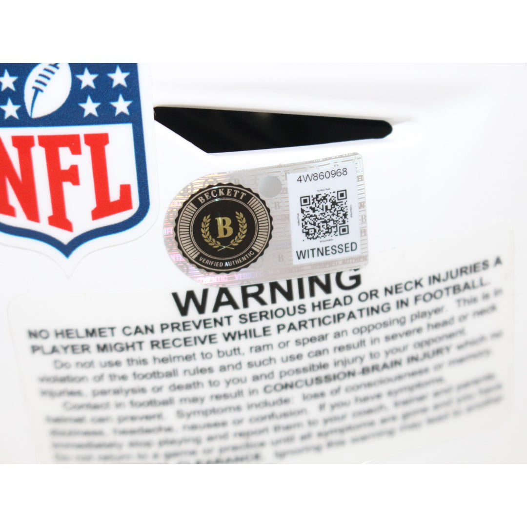 Travis Hunter Autographed Jacksonville Jaguars ALT SpeedFlex Beckett WIT 57932