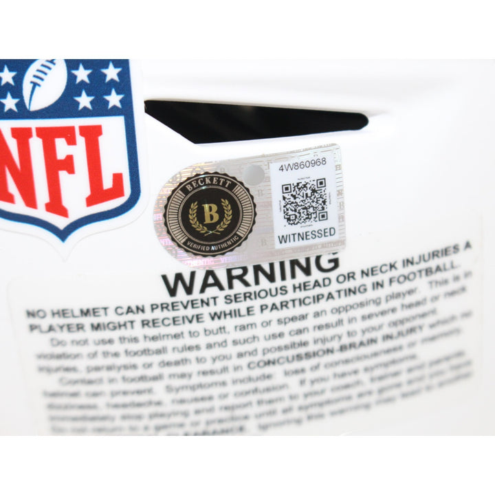 Travis Hunter Autographed Jacksonville Jaguars ALT SpeedFlex Beckett WIT 57932
