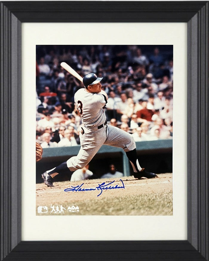 Harmon Killebrew signed Minnesota Twins MLB 8x10 Photo Framed- COA/Show Ticket