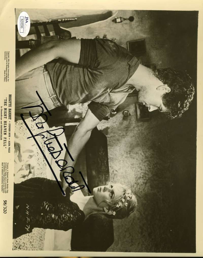 Brigitte Bardot Signed Jsa Certified 8x10 Photo Authenticated Autograph