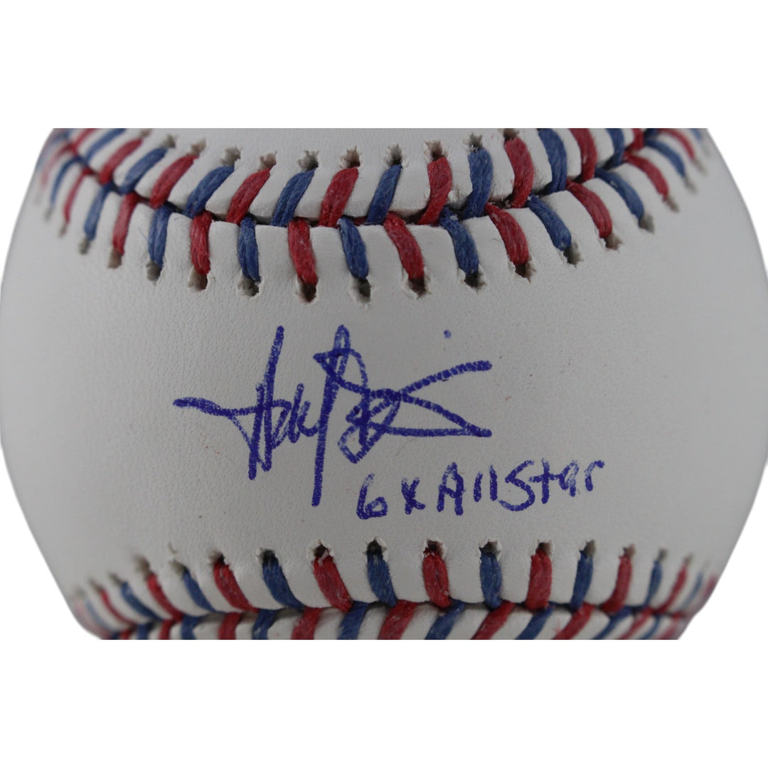 Harold Baines Autographed Chicago White Sox OML Baseball 6x AS Beckett 49182