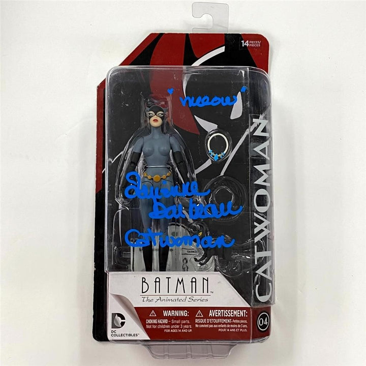 Adrienne Barbeau signed "Meow" Catwoman Batman Animated Figure autograph JSA