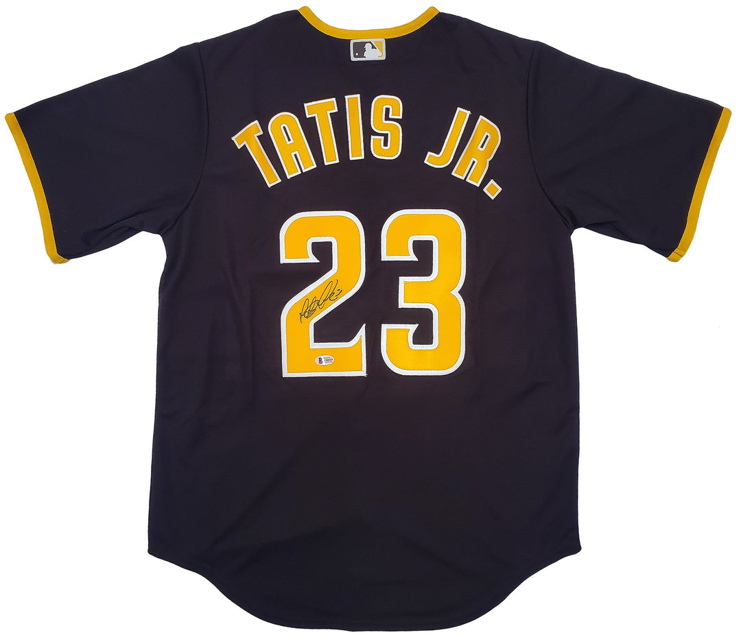 San Diego Padres Fernando Tatis Jr. Signed Nike Brown Jersey Size M Beckett