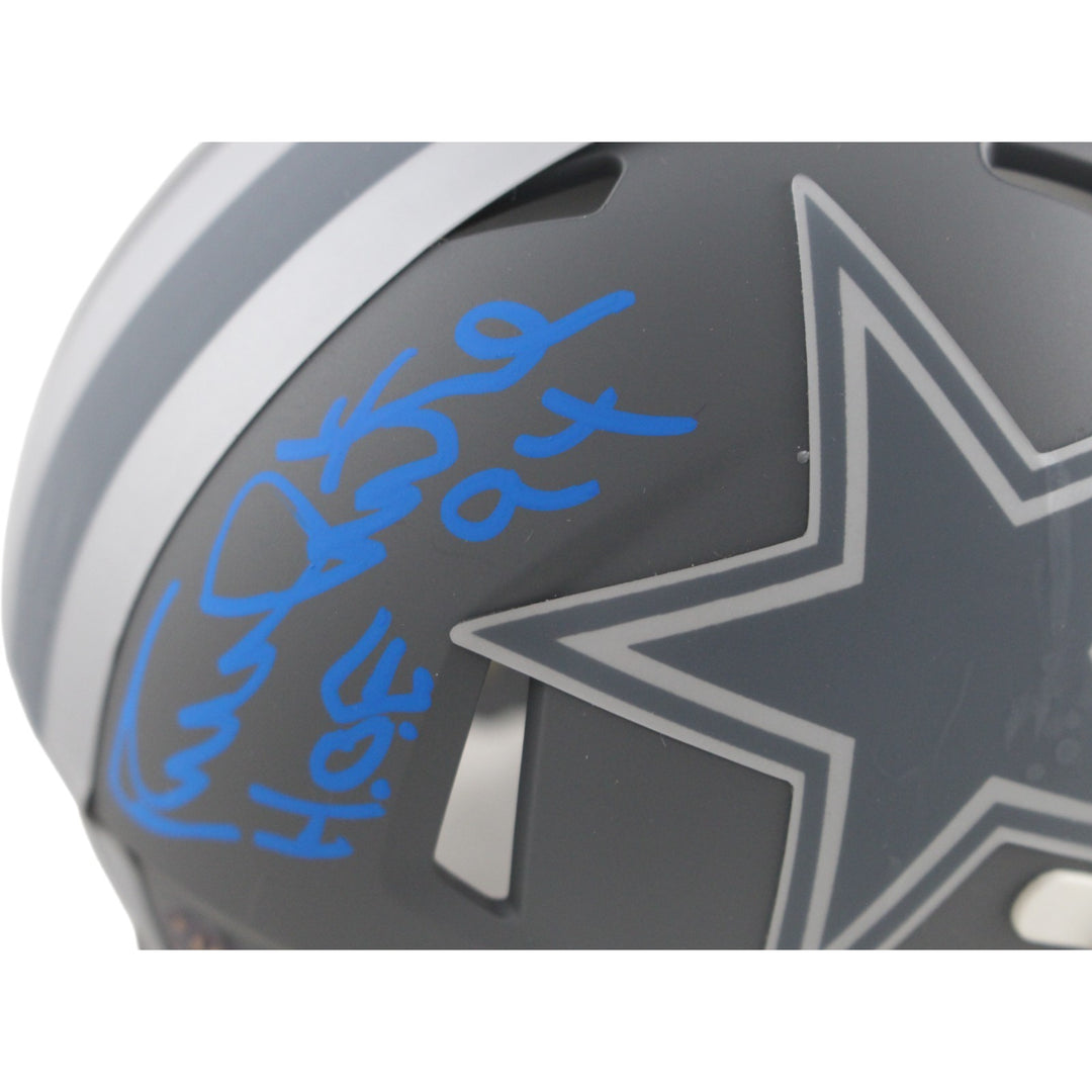 Randy White Autographed Dallas Cowboys Slate Mini Helmet HOF Beckett 54276