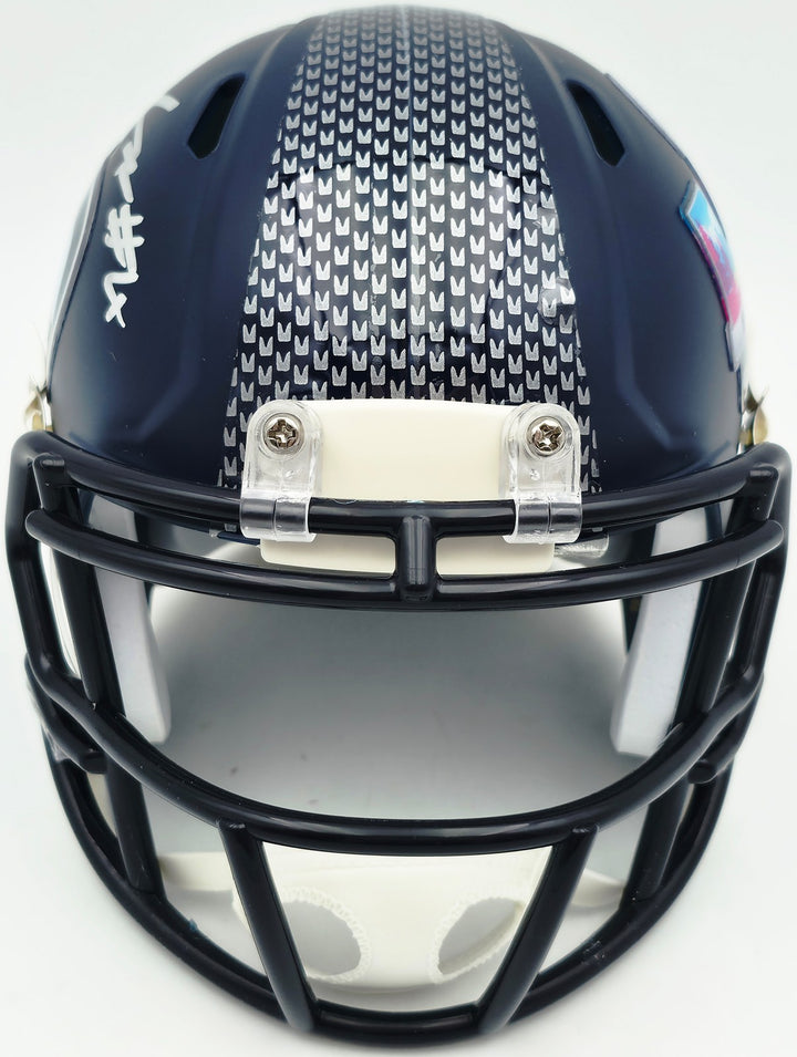 Michael Dickson Signed Seahawks SB LX Champions Mini Helmet MCS COA
