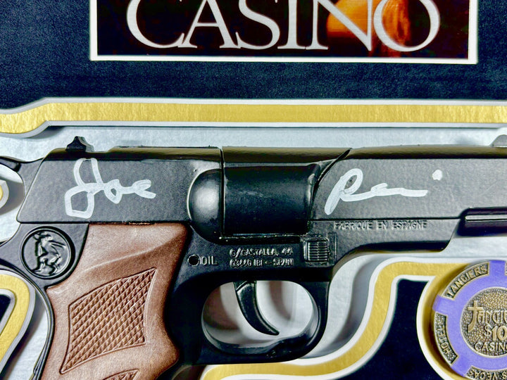 Joe Pesci Casino Movie Autographed Prop Gun Framed COA ASI Las Vegas Mafia