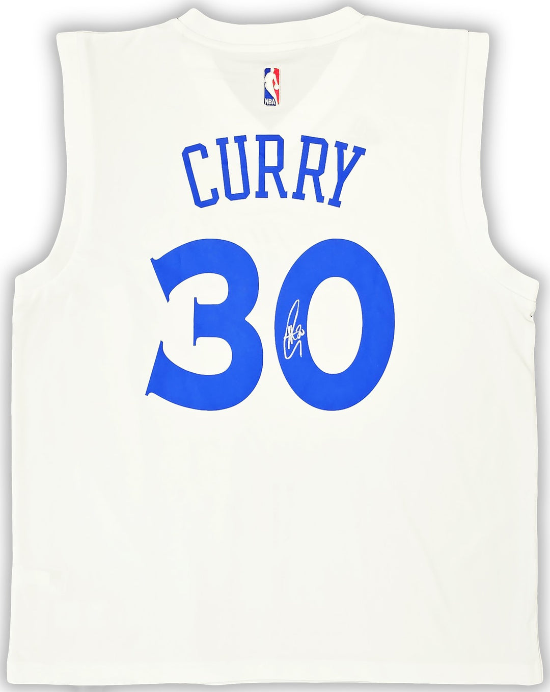 Warriors Stephen Curry Auto White Adidas 2017 NBA Finals Champ Jersey XL Beckett