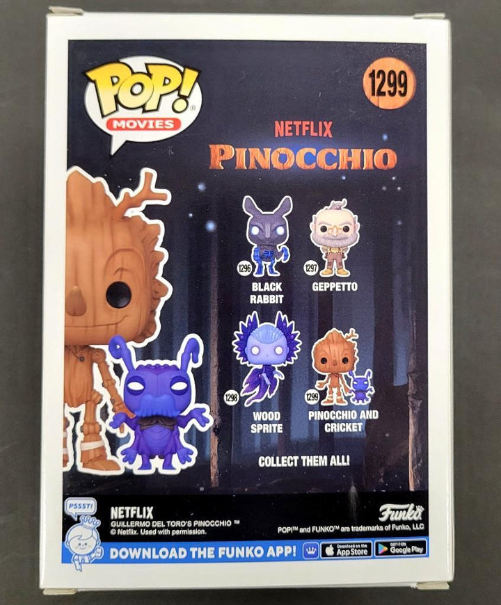 Guillermo del Toro & Gregory Mann signed Pinocchio Funko Pop! (B) autograph BAS