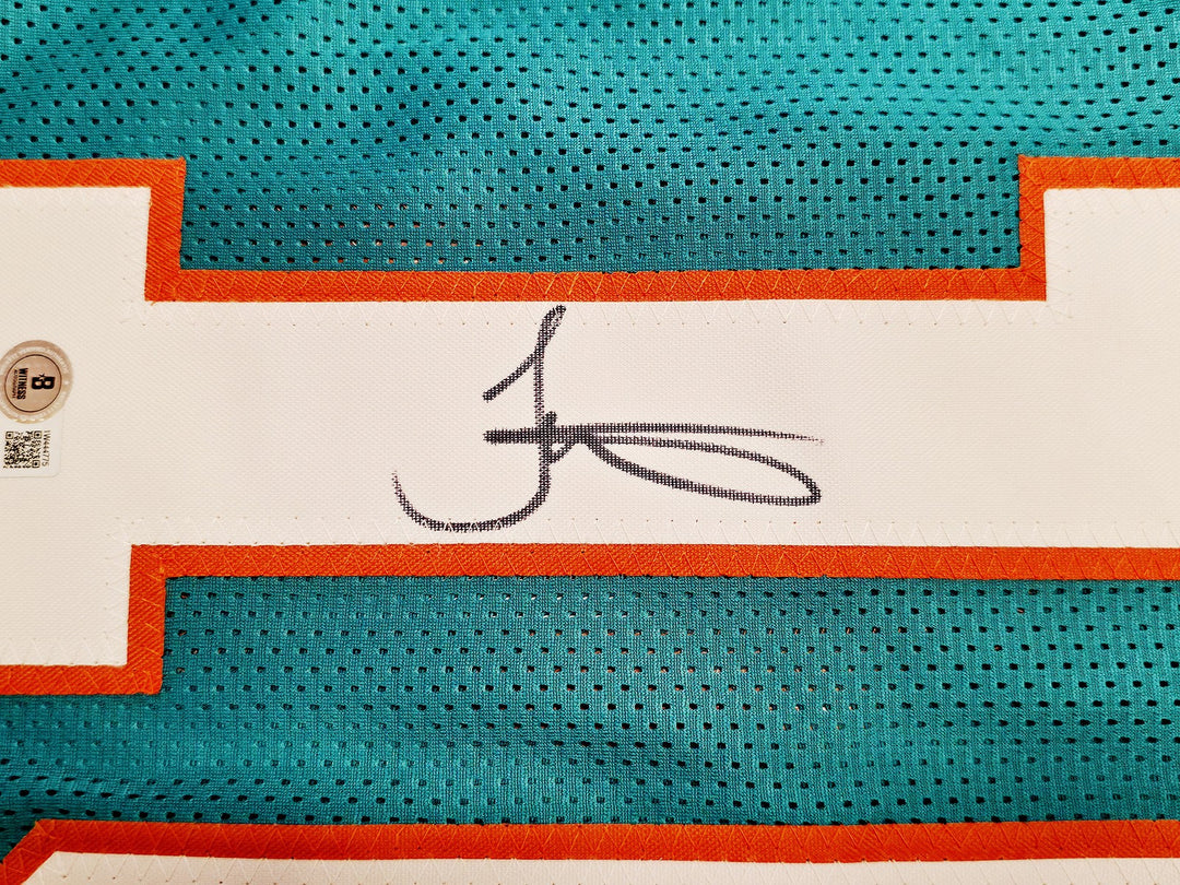 Miami Dolphins Tyreek Hill Signed Teal Jersey Beckett Witness