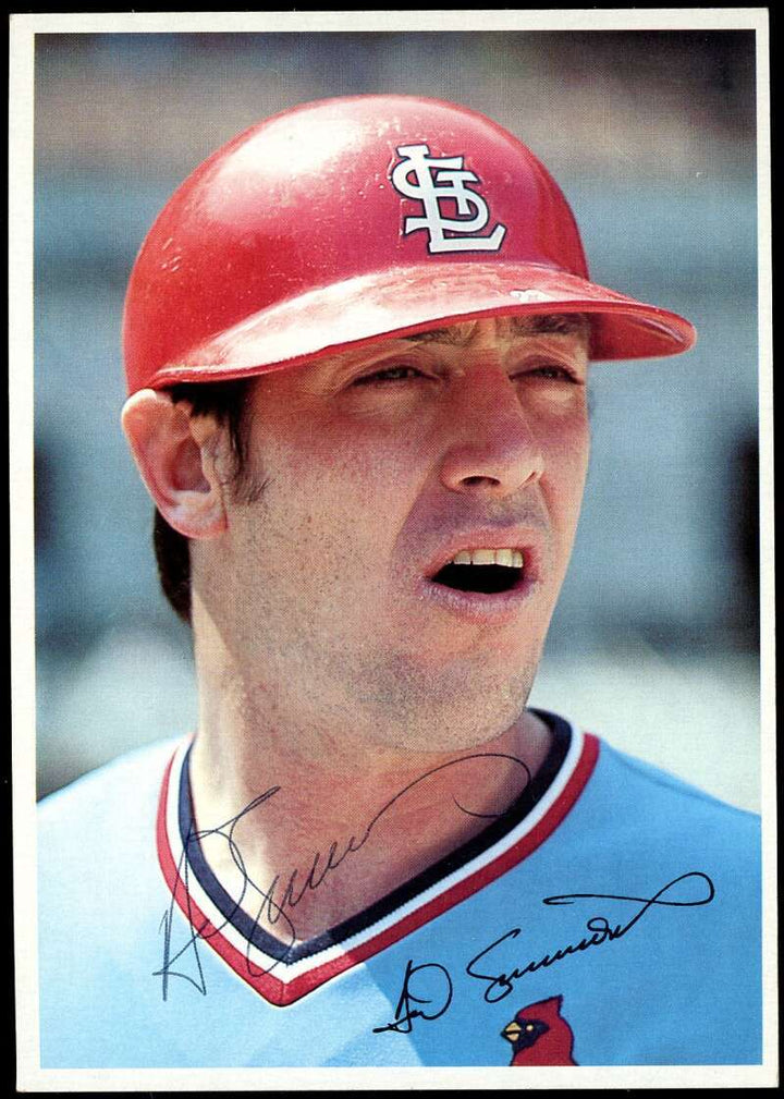 Ted Simmons JSA Coa Signed 1980 Topps Super Autograph